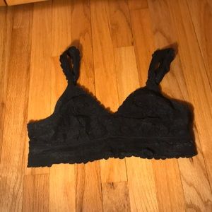Aerie black lace bralette